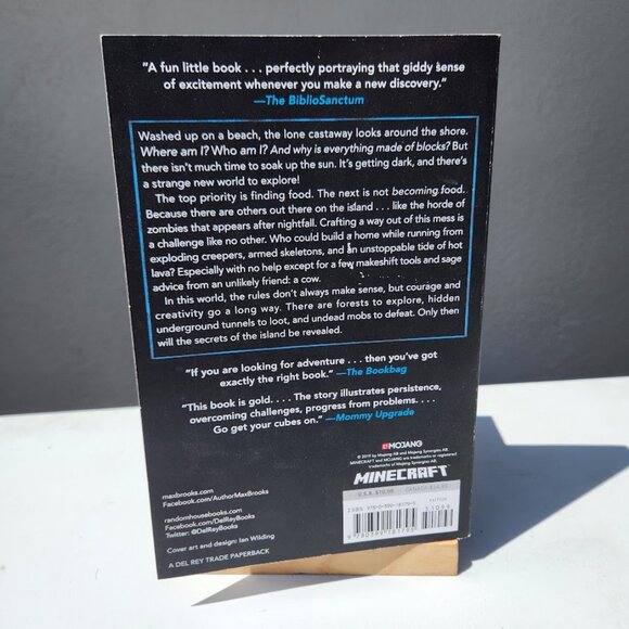 Minecraft The Island An Official Minecraft Novel Book By Max Brooks Paperback Pa - Picture 2 of 7